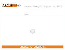 Tablet Screenshot of menke-kuechen.de